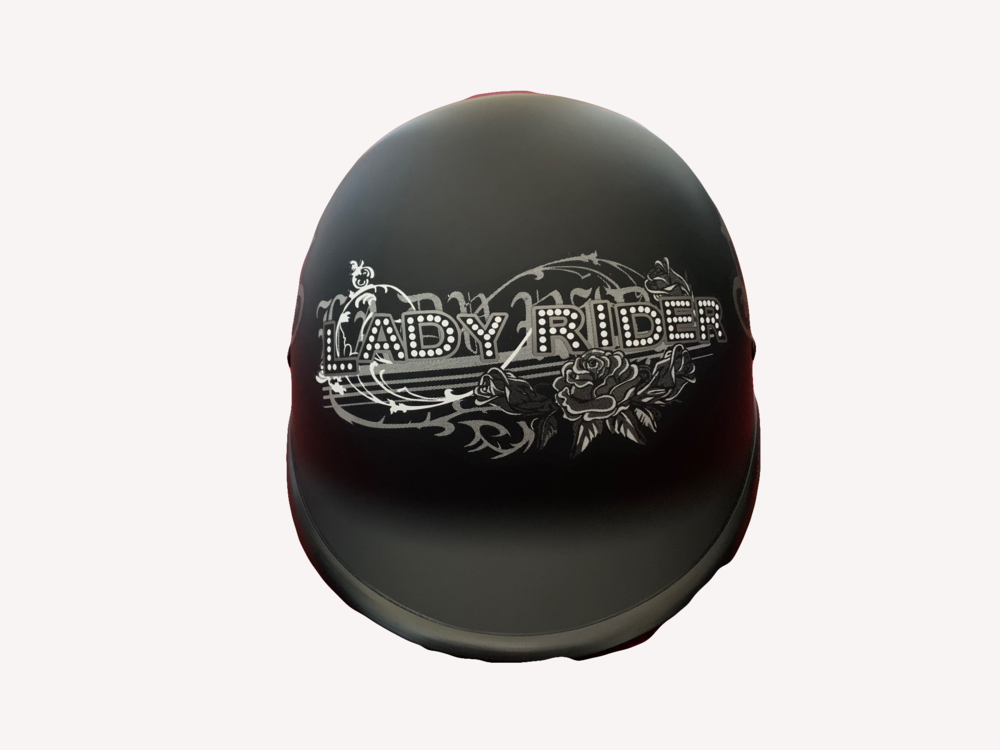 female motorcycle half helmets Lady rider DOT Motorcycle Half Helmet
