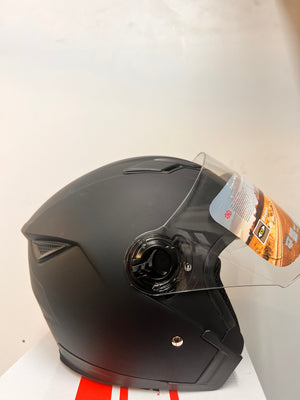 3/4 Black New Modular Helmet