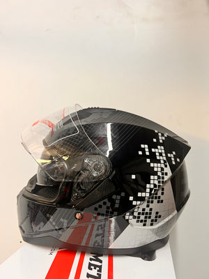 BFR Grey Black Tetris Helmet