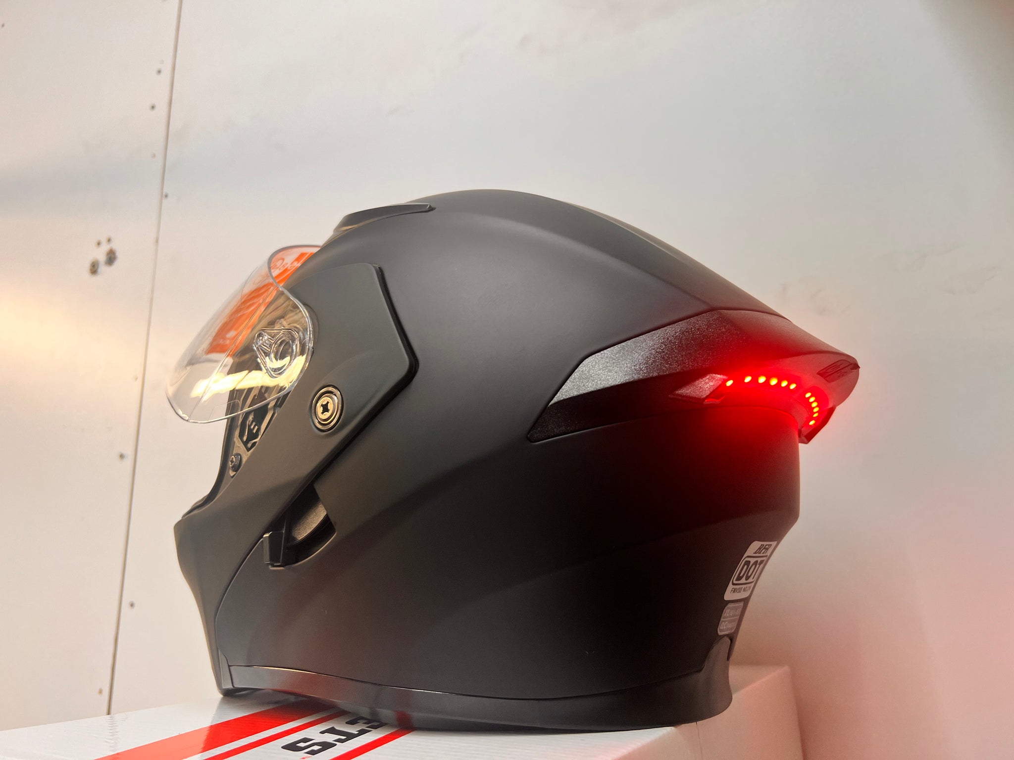 BFR Black Modular Helmet with Light