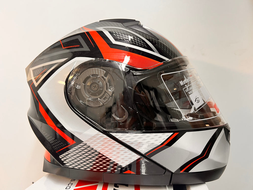 BFR Red Grey Black Modular Helmet