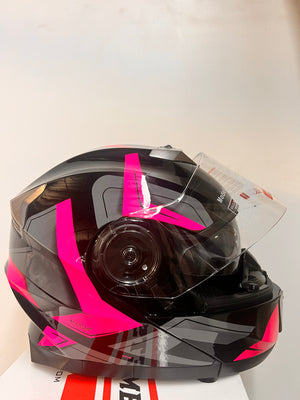 BFR Pink and Black Modular Helmet