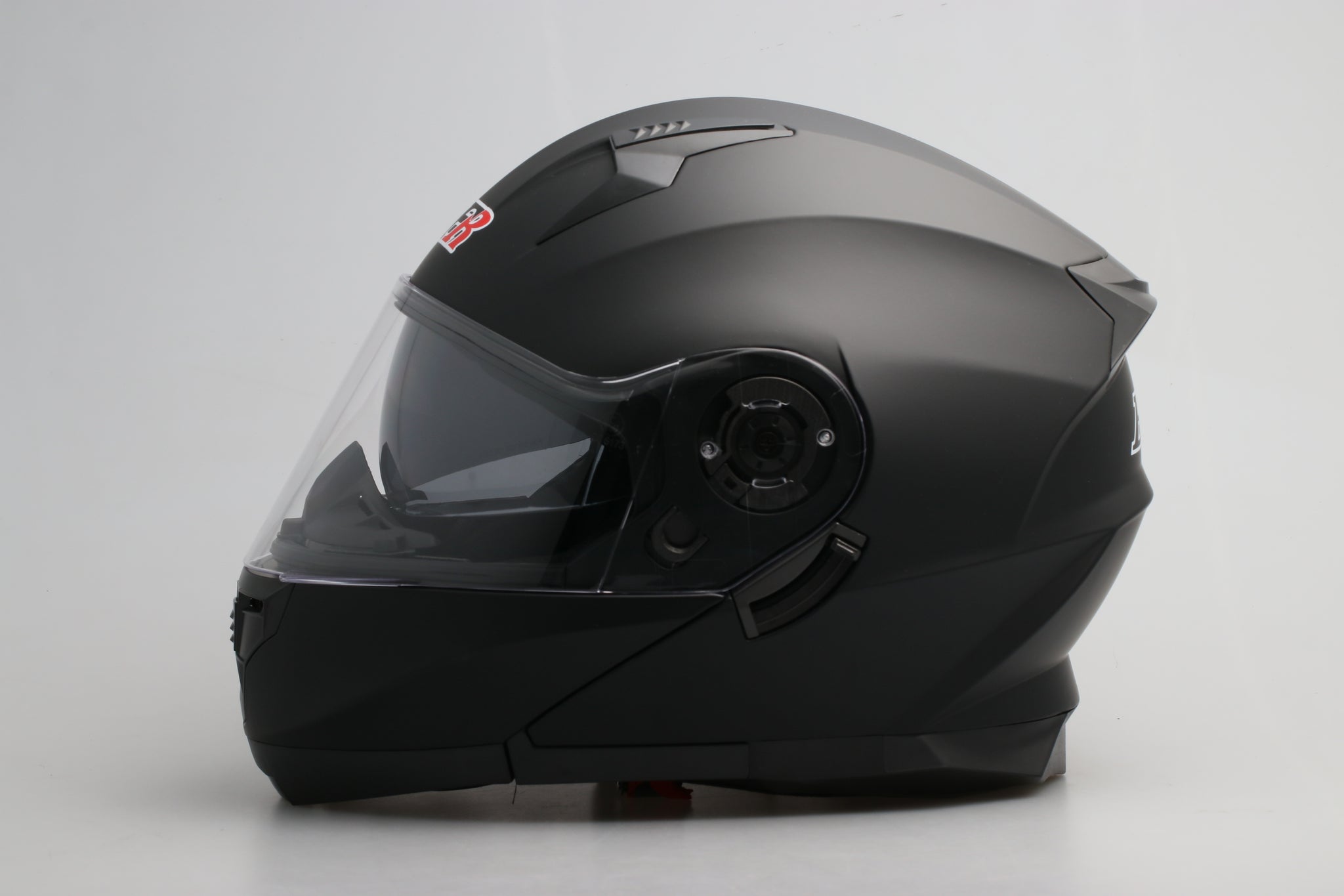 Modular Flip-Up Motorcycle Helmet- Graphic Matte Black