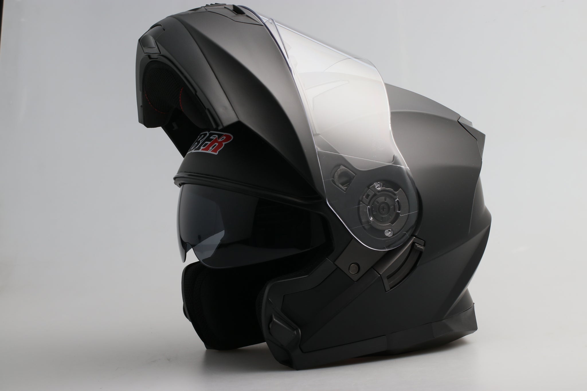 Modular Flip-Up Motorcycle Helmet- Graphic Matte Black