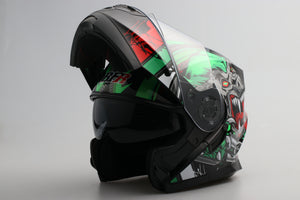 agrius fury flip front motorcycle helmet 1Storm Modular Full Face up Dual Visor Sun Shield: HB89 Arrow Blue : Automotive Modular Flip-Up Motorcycle Helmet- Wolf