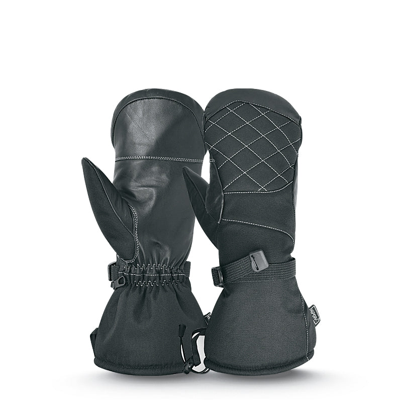 Mens Motorcycle Leather Mittens BFR 2205
