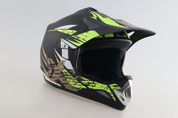 DOT Motorcross Junior Helmet-BFR 818 Green & Black DOT Motorcross Junior Helmet-BFR 818 Green & Black
