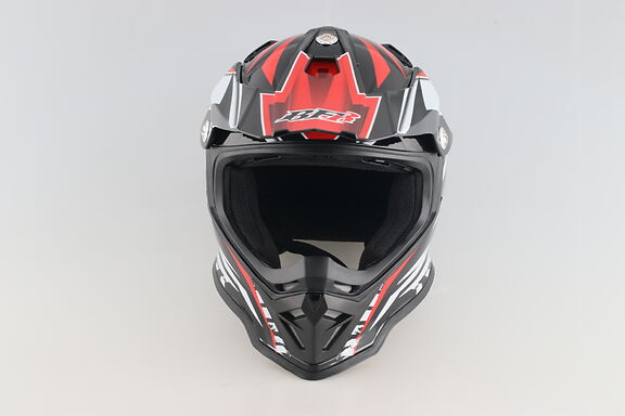 DOT Motorcross Adult Helmet-BFR 819-7 Red & Black