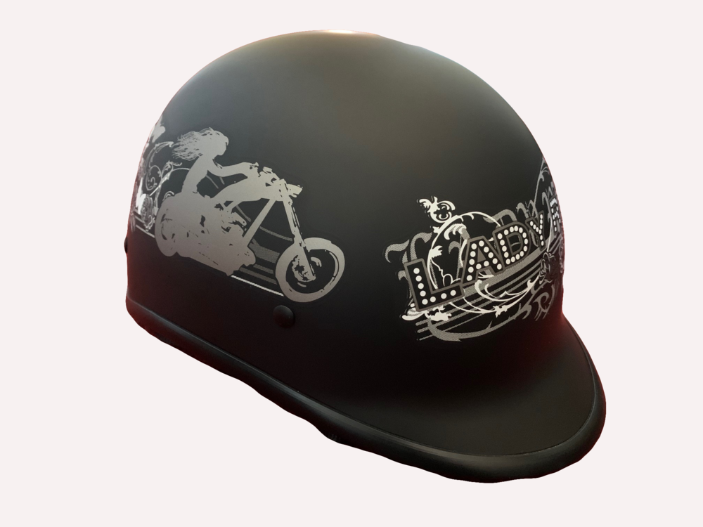 Lady rider DOT Motorcycle Half Helmet Lady rider DOT Motorcycle Half Helmet
