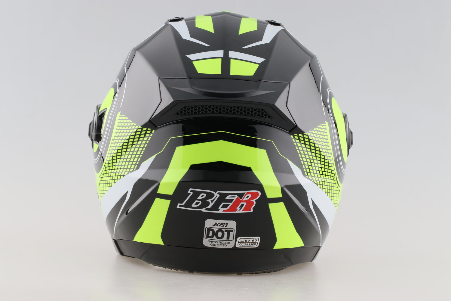 Modular Flip-Up Motorcycle Helmet- Lime Green