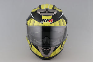 Modular Flip-Up Motorcycle Helmet- Yellow