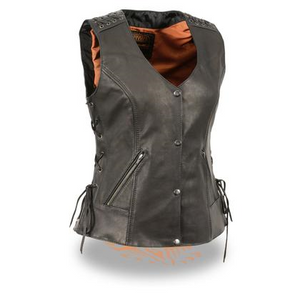 Women’s Lightweight Lace to Lace Snap Front Vest