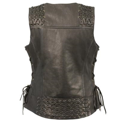 Women’s Lightweight Lace to Lace Snap Front Vest