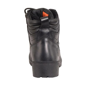 Milwaukee Leather MBM 9321 Women’s Waterproof Side Zipper Plain Toe Boot